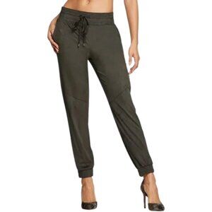 NWT Jessica Simpson Aida Soft Jogger Faux Suede Pants in Peat